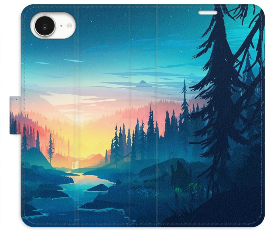 iSaprio Flip puzdro Magical Landscape pre iPhone 16e