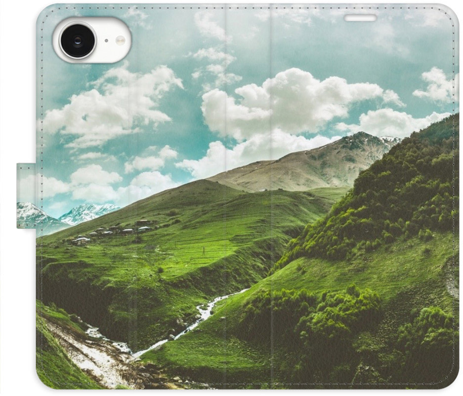 iSaprio Flip puzdro Mountain Valley pre iPhone 16e