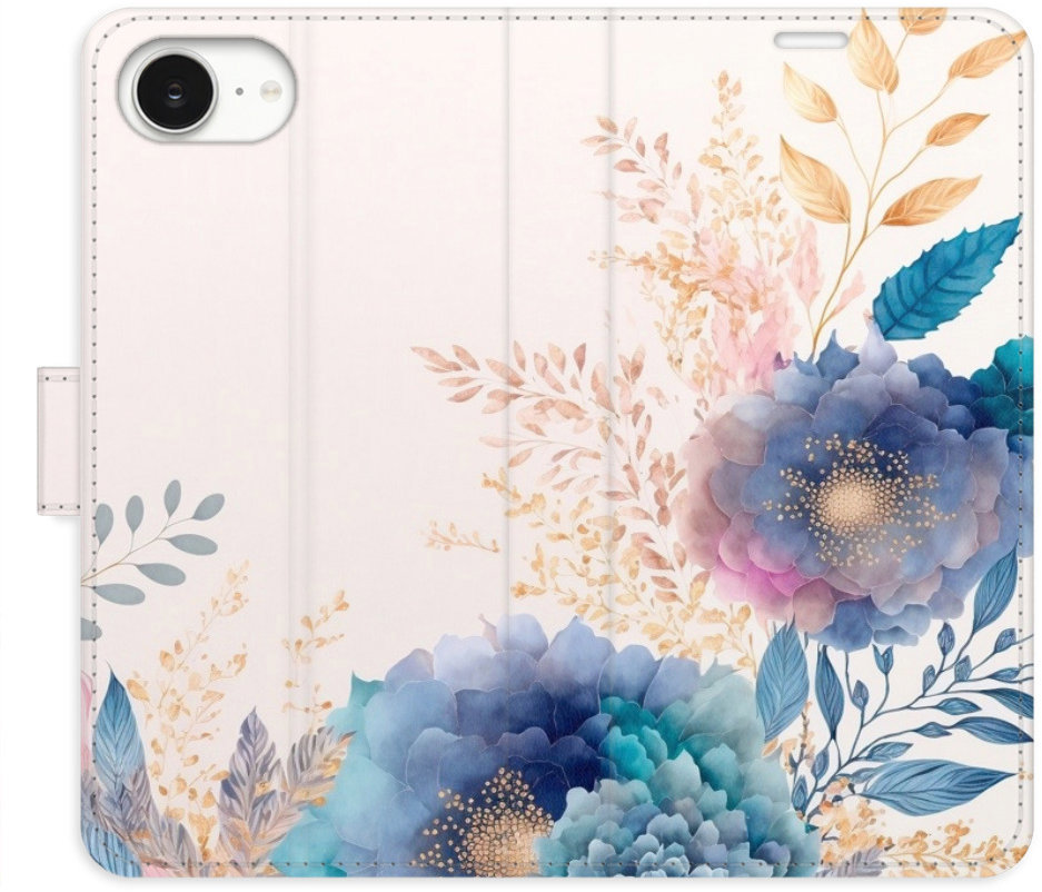 iSaprio Flip puzdro Ornamental Flowers 03 pre iPhone 16e