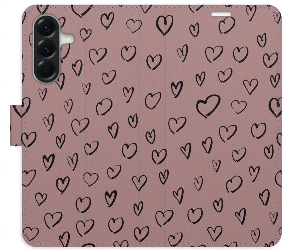 iSaprio Flip puzdro Heart Dark 02 pre Samsung Galaxy A26