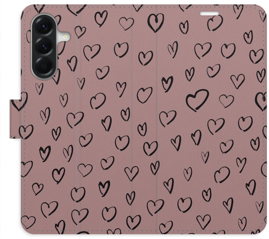 iSaprio Flip puzdro Heart Dark 02 pre Samsung Galaxy A36