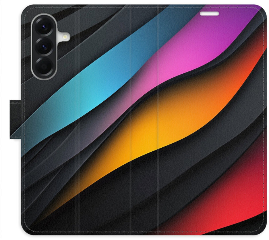 iSaprio Flip puzdro Color Waves pre Samsung Galaxy A56