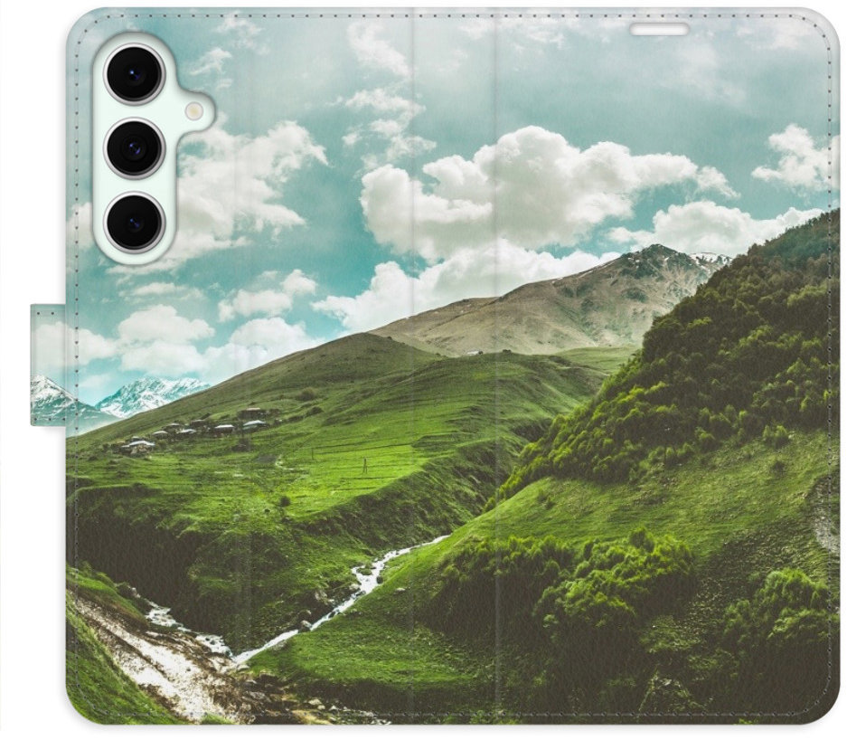 iSaprio Flip puzdro Mountain Valley pre Samsung Galaxy S24 FE