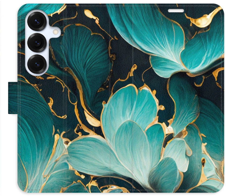 iSaprio Flip puzdro Blue Flowers 02 pre Samsung Galaxy S25