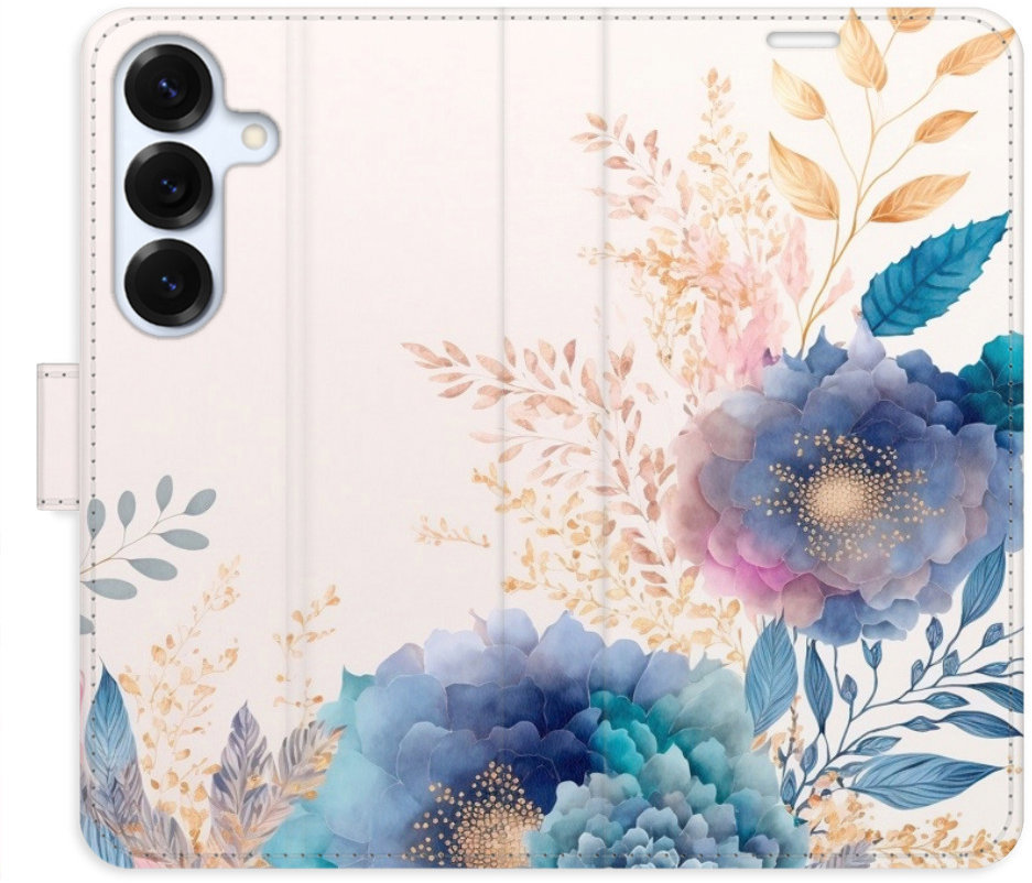 iSaprio Flip puzdro Ornamental Flowers 03 pre Samsung Galaxy S25