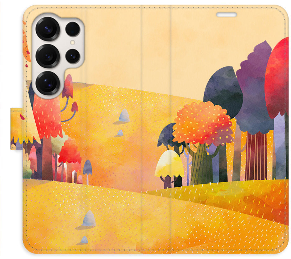 iSaprio Flip puzdro Autumn Forest pre Samsung Galaxy S25 Ultra