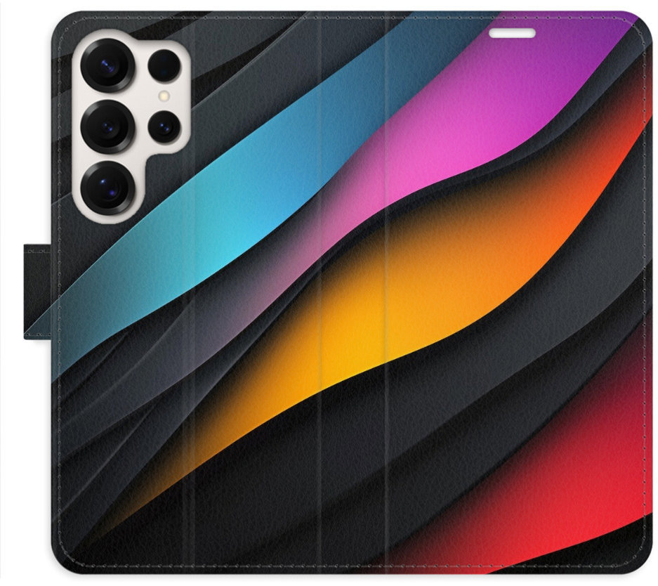 iSaprio Flip puzdro Color Waves pre Samsung Galaxy S25 Ultra
