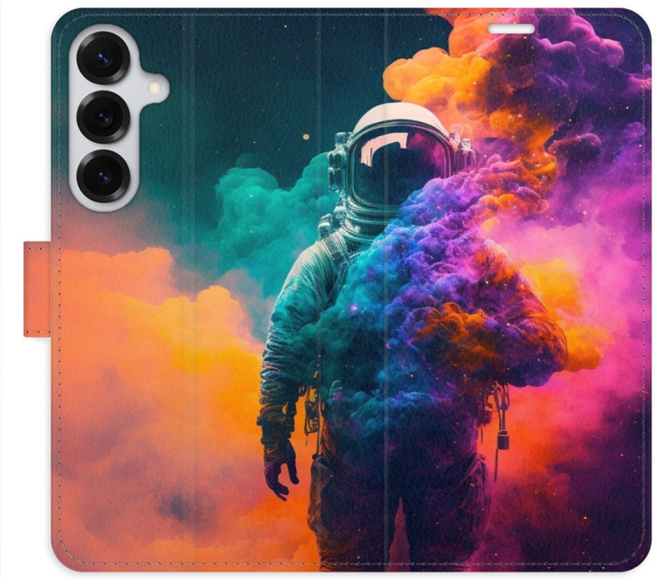 iSaprio Flip puzdro Astronaut in Colours 02 pre Samsung Galaxy S25+