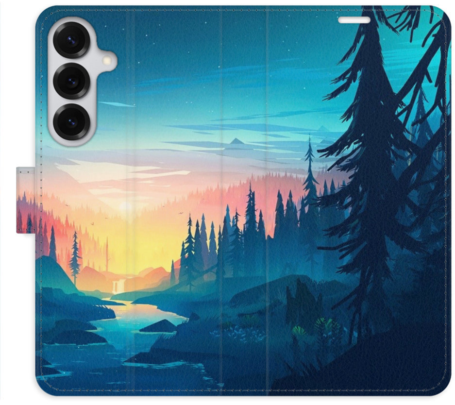 iSaprio Flip puzdro Magical Landscape pre Samsung Galaxy S25+