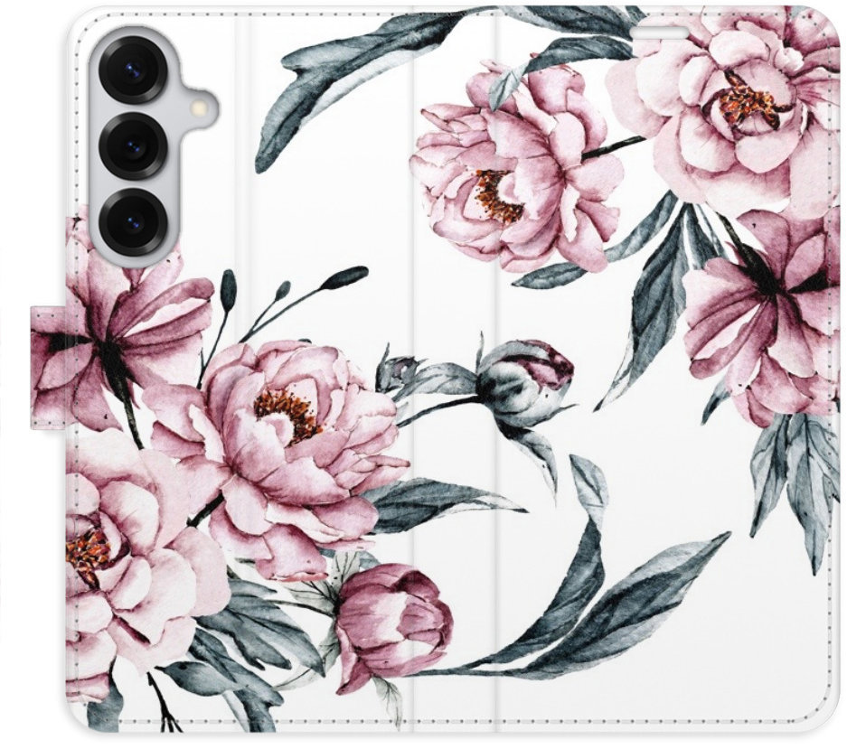 iSaprio Flip puzdro Pink Flowers pre Samsung Galaxy S25+