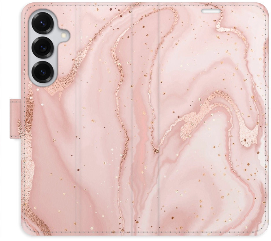 iSaprio Flip puzdro RoseGold Marble pre Samsung Galaxy S25+