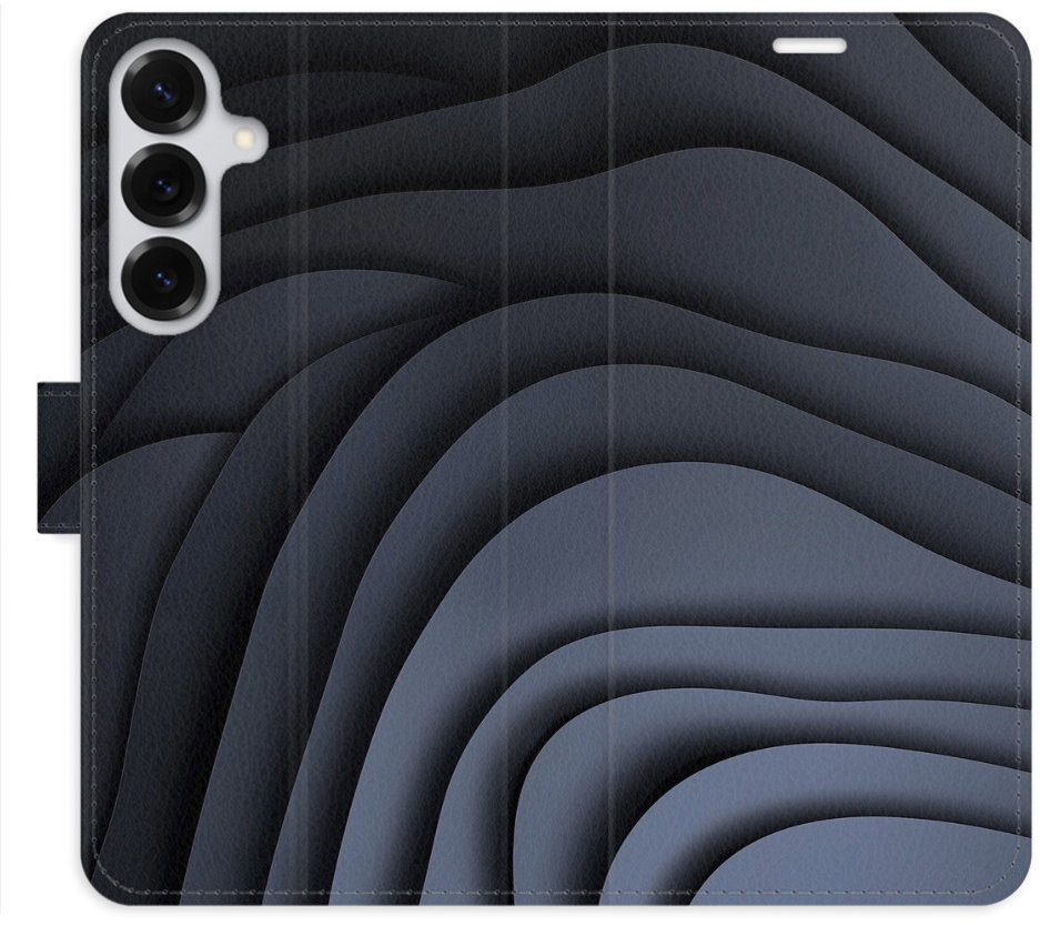 iSaprio Flip puzdro Dark Waves pre Samsung Galaxy S25+