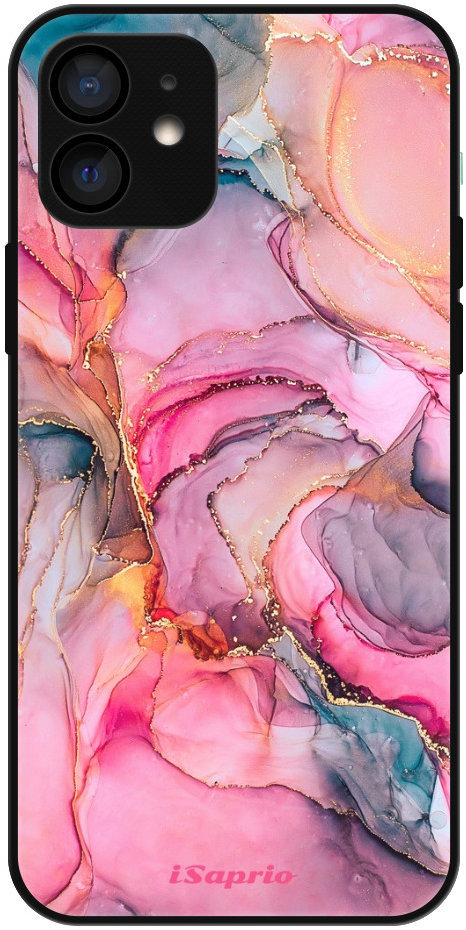 iSaprio Lesklé puzdro Golden Pastel – iPhone 12