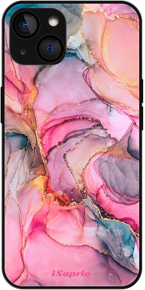 iSaprio Lesklé puzdro Golden Pastel – iPhone 13