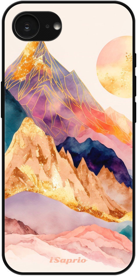 iSaprio Lesklé puzdro Abstract Mountains – iPhone 16e
