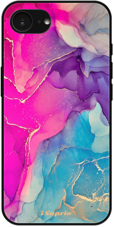 iSaprio Lesklé puzdro Purple Ink – iPhone 16e