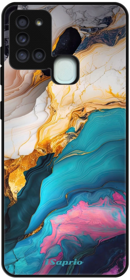 iSaprio Lesklé puzdro Color Marble 21 – Samsung Galaxy A21s