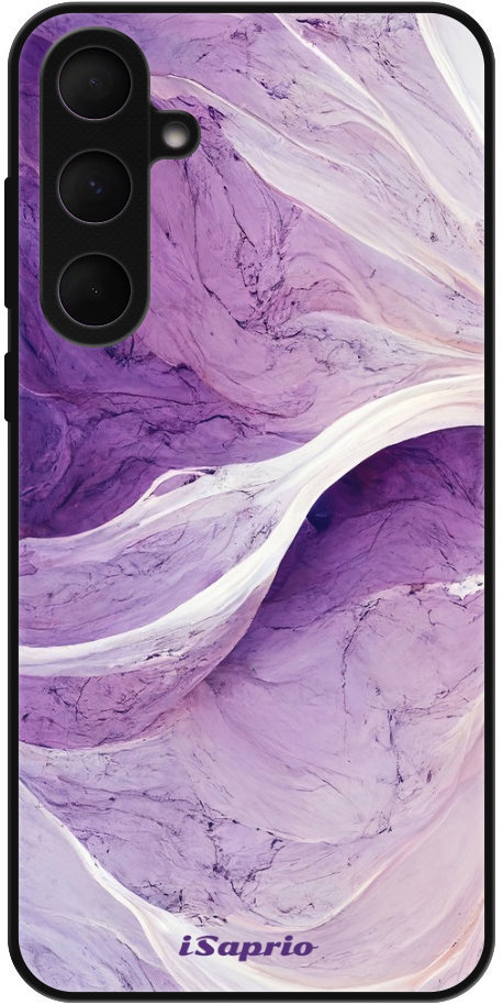 iSaprio Lesklé puzdro Purple Paint 10 – Samsung Galaxy A35 5G