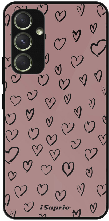 iSaprio Lesklé puzdro Heart Dark – Samsung Galaxy A54 5G