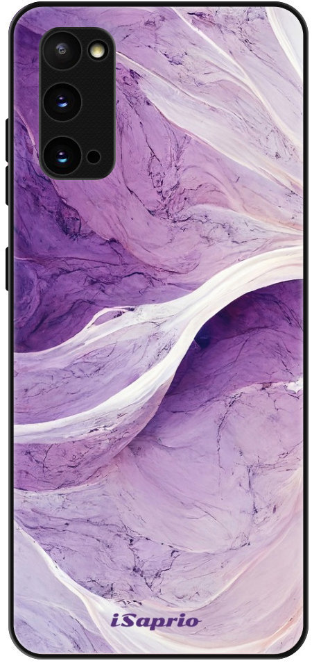 iSaprio Lesklé puzdro Purple Paint 10 – Samsung Galaxy S20