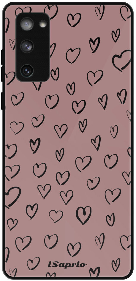 iSaprio Lesklé puzdro Heart Dark – Samsung Galaxy S20 FE