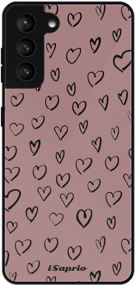 iSaprio Lesklé puzdro Heart Dark – Samsung Galaxy S21