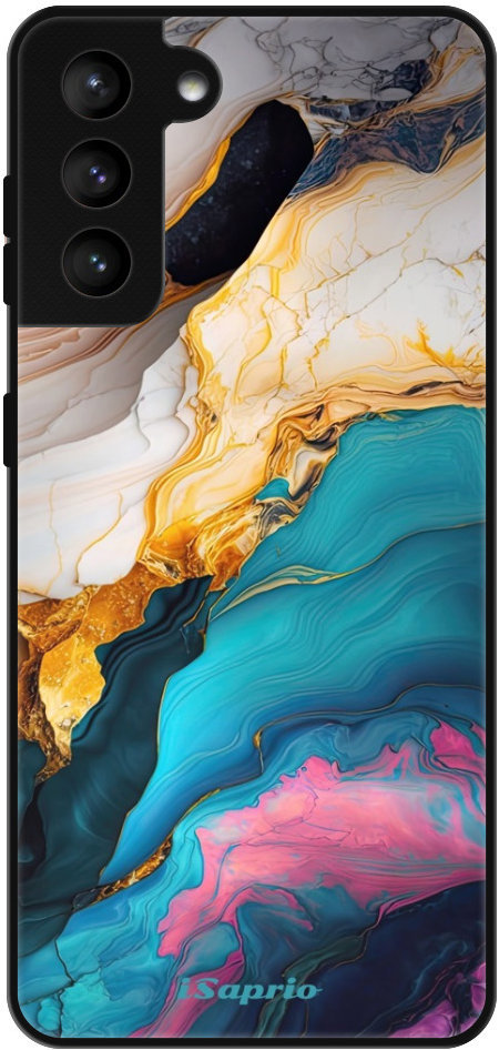 iSaprio Lesklé puzdro Color Marble 21 – Samsung Galaxy S21