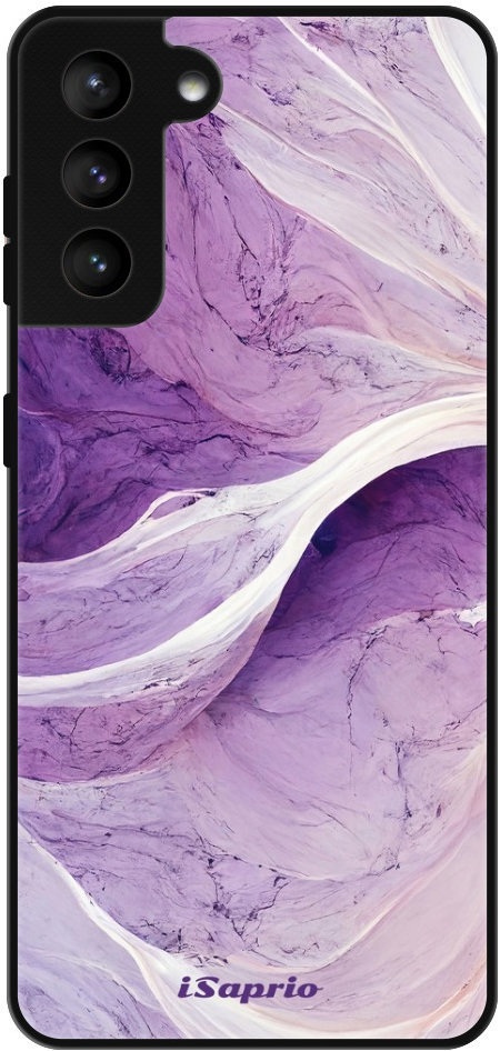 iSaprio Lesklé puzdro Purple Paint 10 – Samsung Galaxy S21