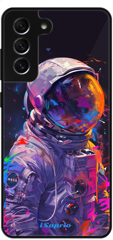 iSaprio Lesklé puzdro Neon Astronaut – Samsung Galaxy S21 FE 5G