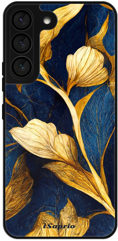 iSaprio Lesklé puzdro Gold Leaves – Samsung Galaxy S22 5G