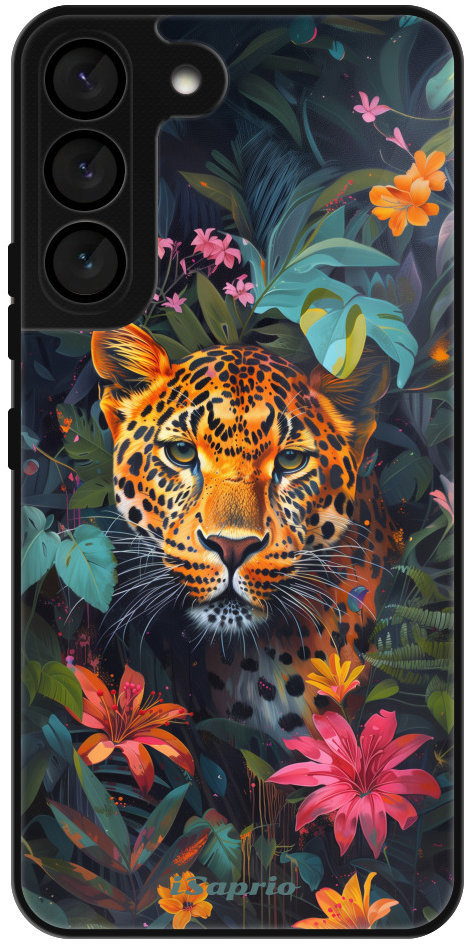 iSaprio Lesklé puzdro Flower Jaguar – Samsung Galaxy S22 5G