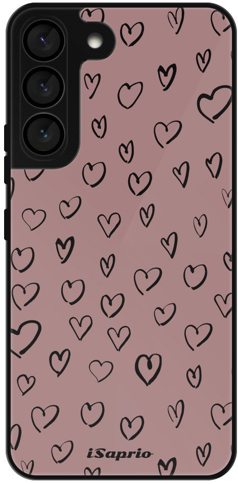 iSaprio Lesklé puzdro Heart Dark – Samsung Galaxy S22 5G