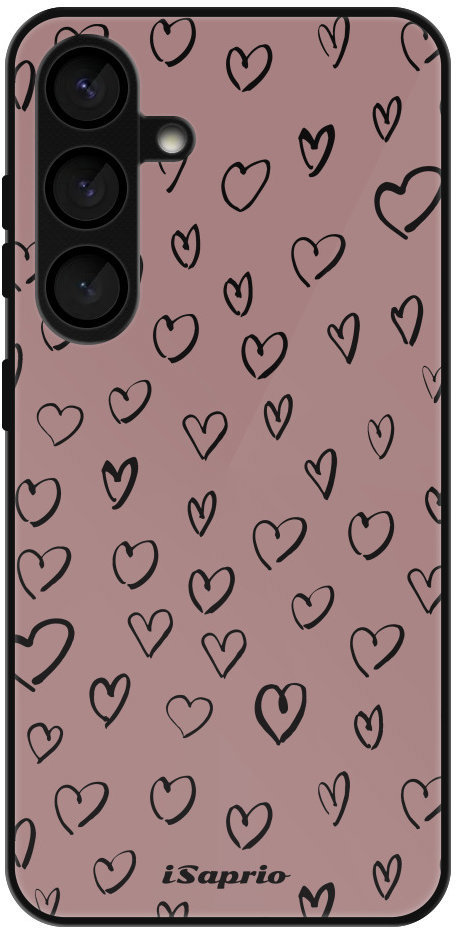 iSaprio Lesklé puzdro Heart Dark – Samsung Galaxy S24