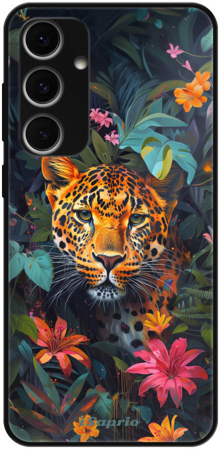 iSaprio Lesklé puzdro Flower Jaguar – Samsung Galaxy S24 FE