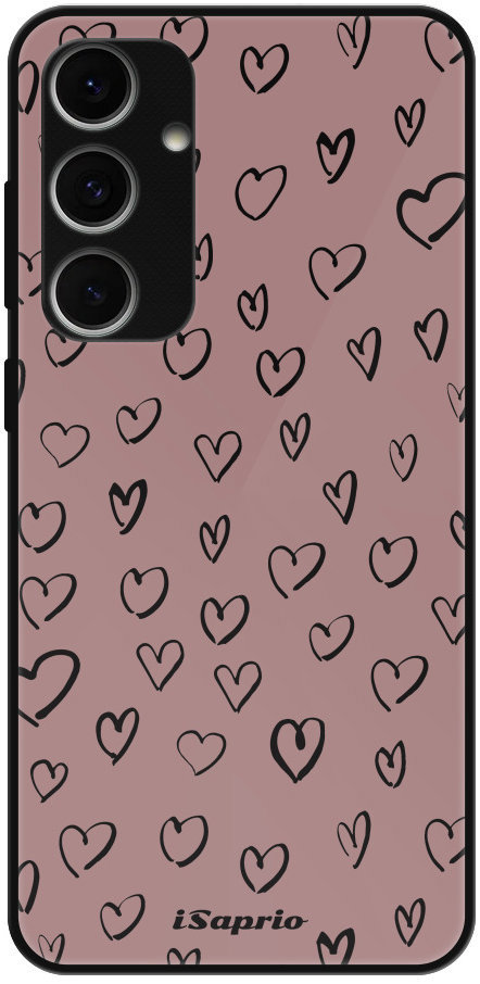 iSaprio Lesklé puzdro Heart Dark – Samsung Galaxy S24 FE