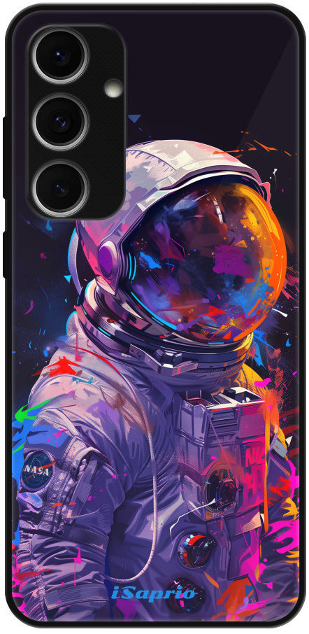 iSaprio Lesklé puzdro Neon Astronaut – Samsung Galaxy S24 FE