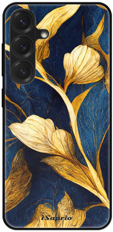 iSaprio Lesklé puzdro Gold Leaves – Samsung Galaxy S25