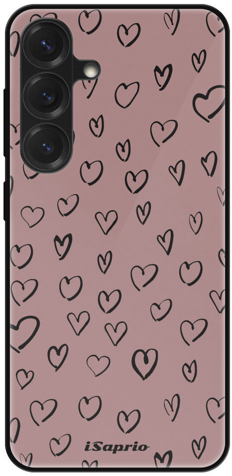 iSaprio Lesklé puzdro Heart Dark – Samsung Galaxy S25