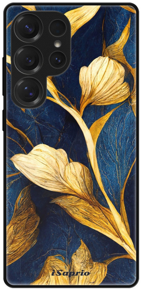 iSaprio Lesklé puzdro Gold Leaves – Samsung Galaxy S25 Ultra