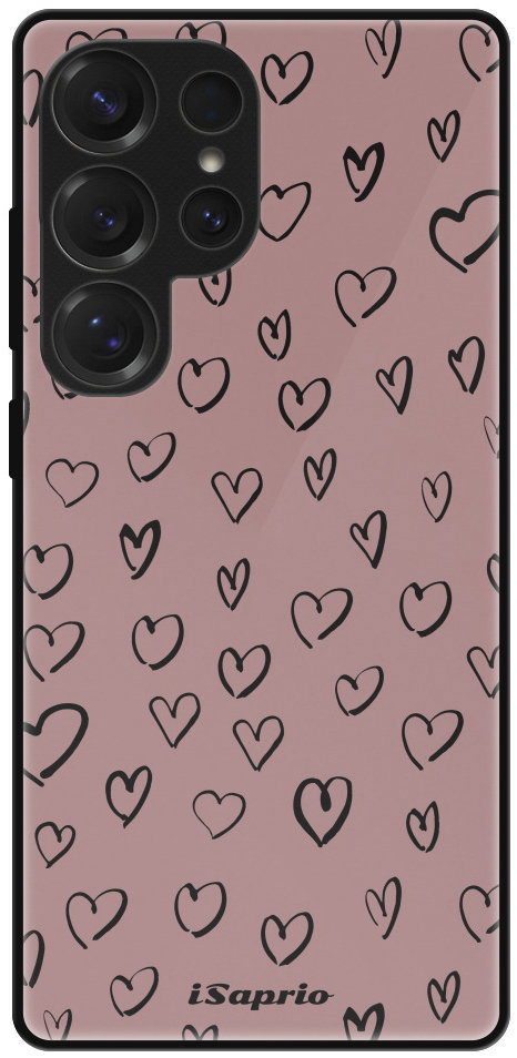 iSaprio Lesklé puzdro Heart Dark – Samsung Galaxy S25 Ultra