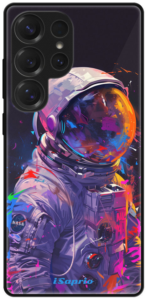 iSaprio Lesklé puzdro Neon Astronaut – Samsung Galaxy S25 Ultra