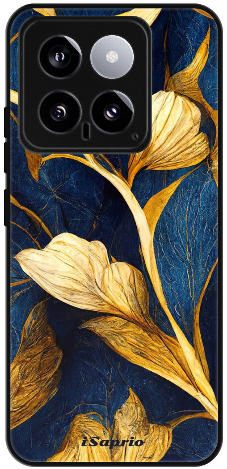 iSaprio Lesklé puzdro Gold Leaves – Xiaomi 14