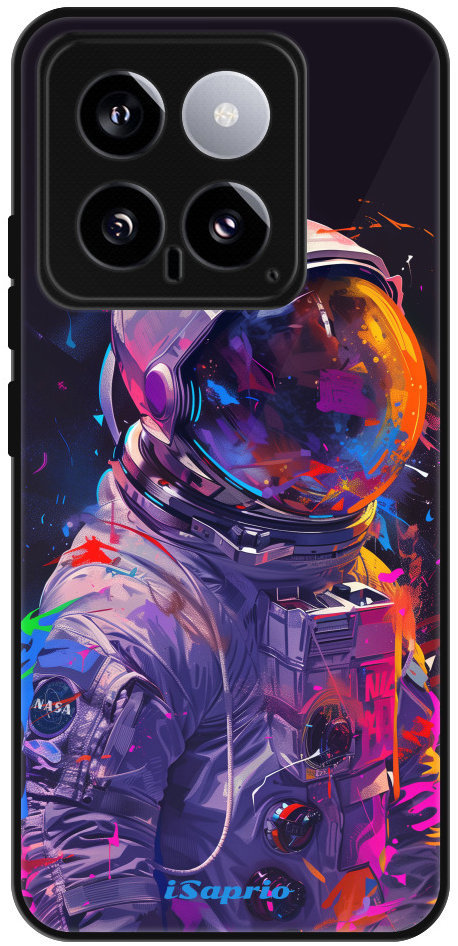 iSaprio Lesklé puzdro Neon Astronaut – Xiaomi 14