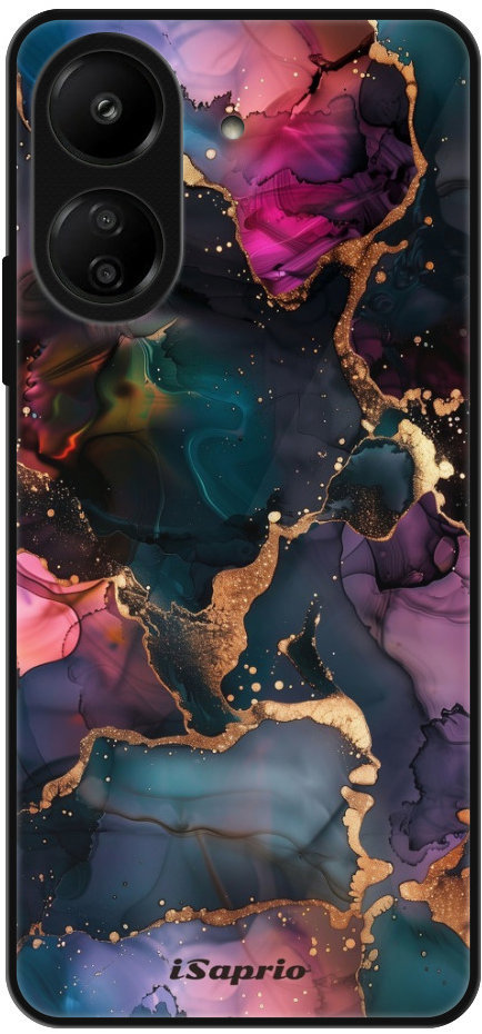 iSaprio Lesklé puzdro Dark Marble 10 – Xiaomi Redmi 13C