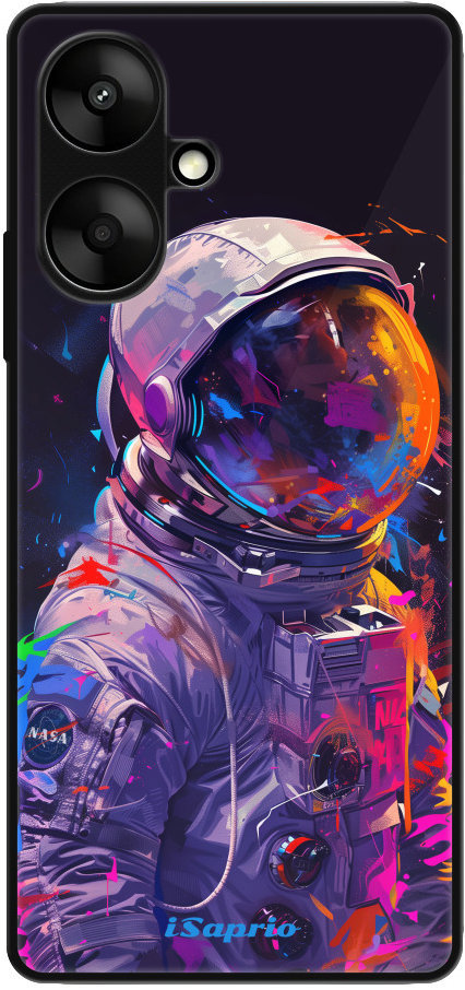 iSaprio Lesklé puzdro Neon Astronaut – Xiaomi Redmi 13C 5G
