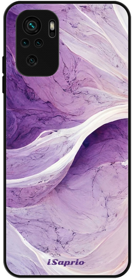 iSaprio Lesklé puzdro Purple Paint 10 – Xiaomi Redmi Note 10/Note 10S