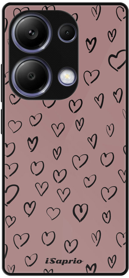 iSaprio Lesklé puzdro Heart Dark – Xiaomi Redmi Note 13 Pro