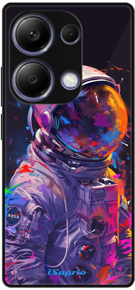 iSaprio Lesklé puzdro Neon Astronaut – Xiaomi Redmi Note 13 Pro