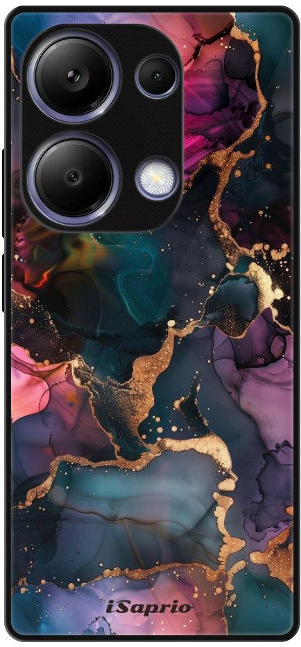 iSaprio Lesklé puzdro Dark Marble 10 – Xiaomi Redmi Note 13 Pro