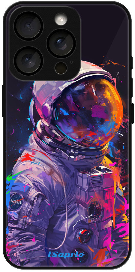 iSaprio MagSafe puzdro Neon Astronaut – iPhone 16 Pro